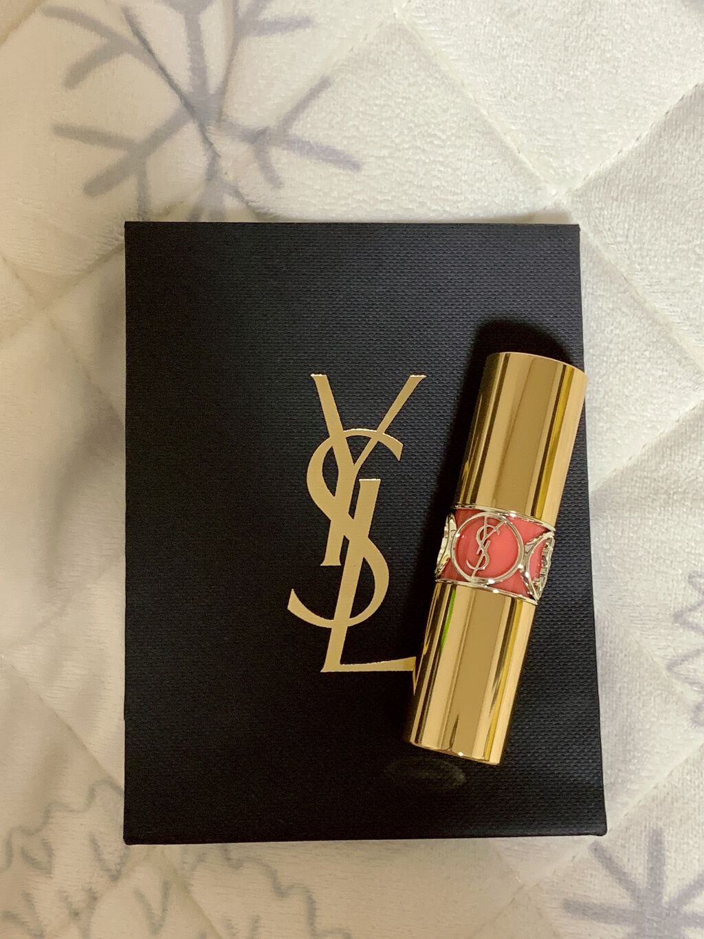 ルージュ ヴォリュプテ シャイン/YVES SAINT LAURENT BEAUTE/口紅を使ったクチコミ(1枚目)