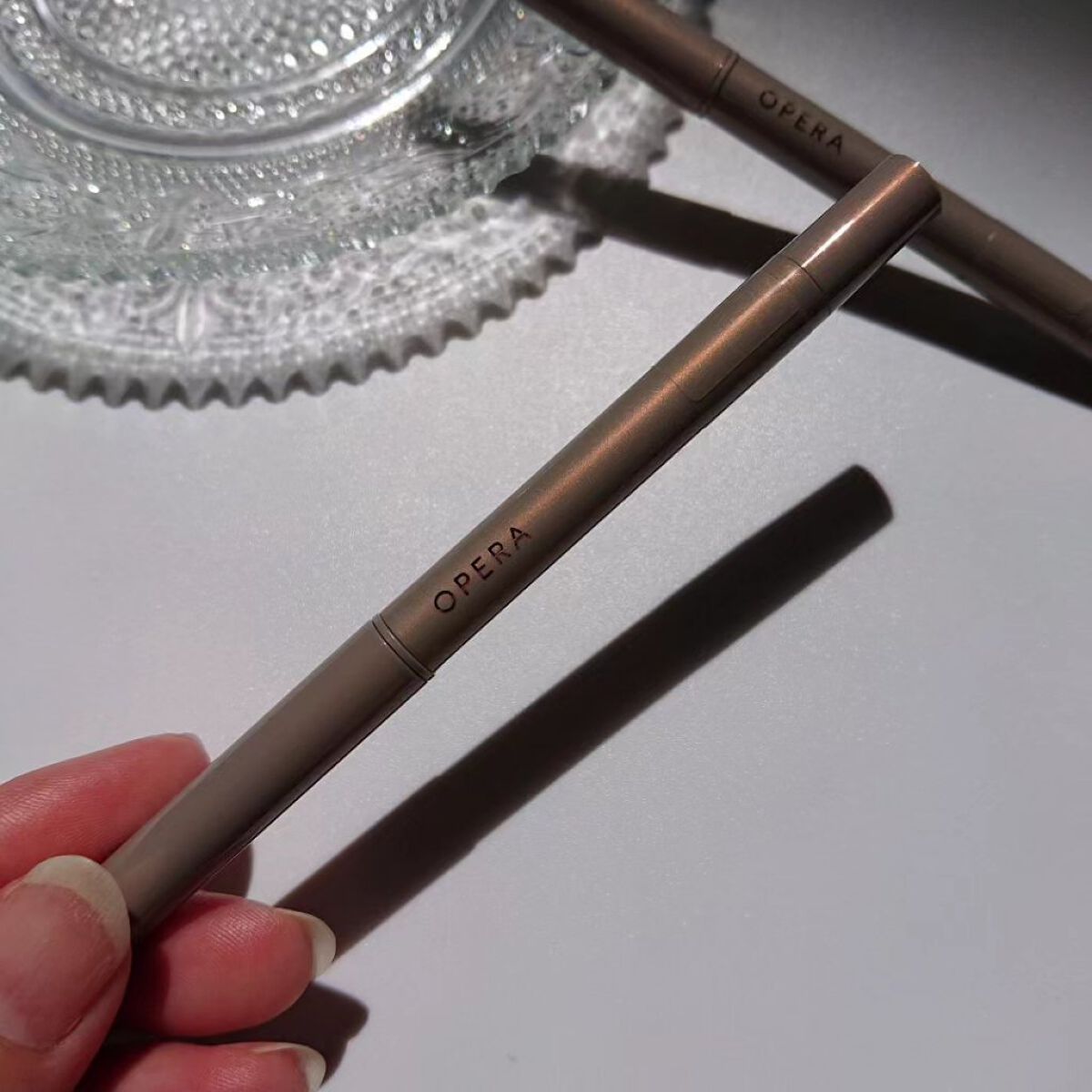 オペラ アイカラーペンシル 08 トープグレージュ（限定色）/OPERA/ペンシルアイライナーを使ったクチコミ（2枚目）