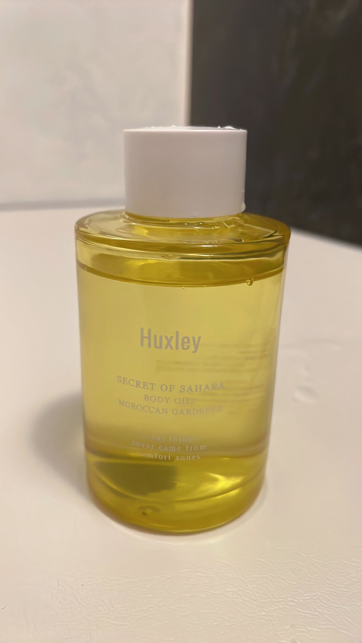 ボディオイル； モロッカンガーデナー/Huxley/ボディオイルを使ったクチコミ（1枚目）