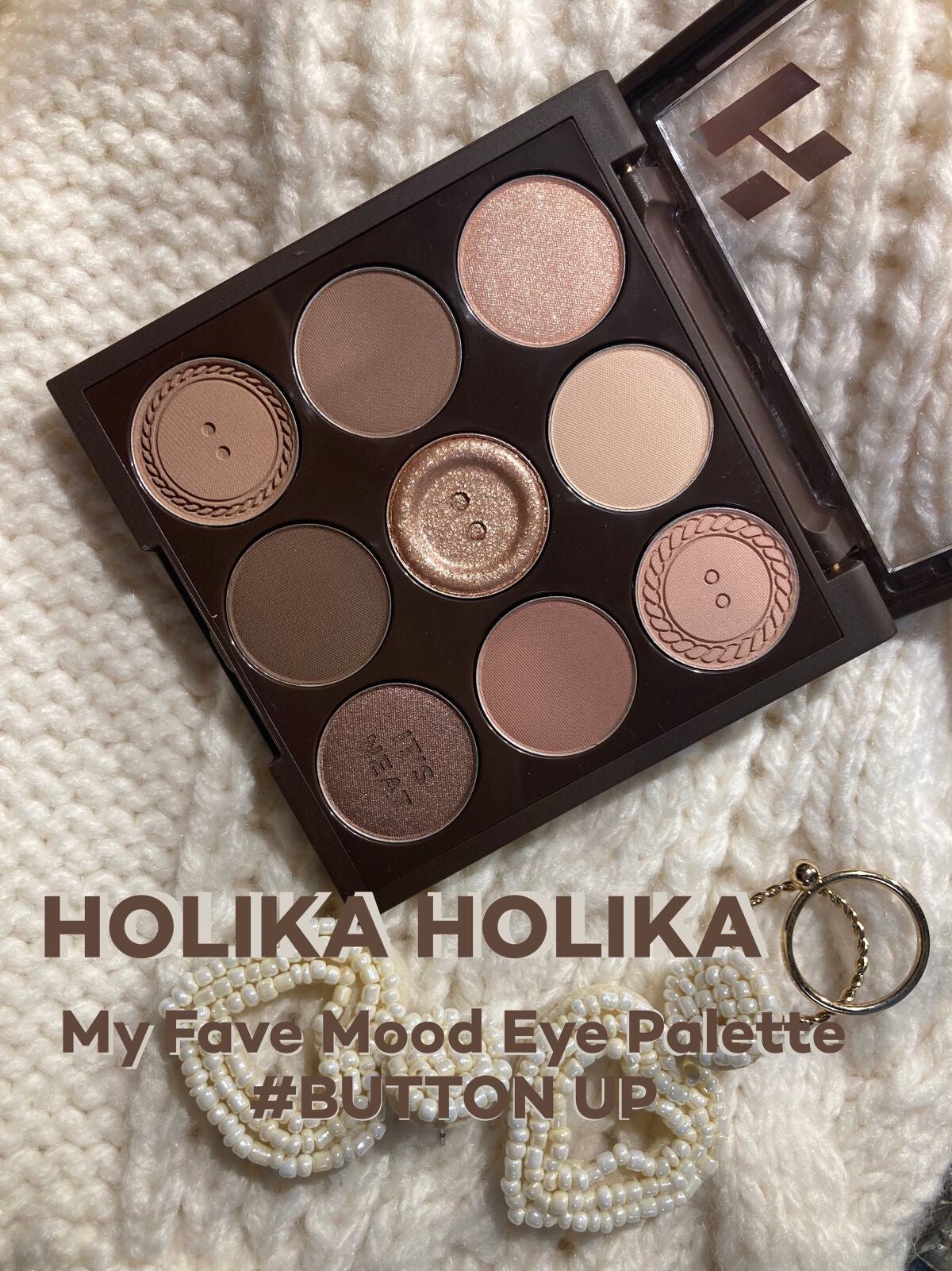 マイフェイブムードアイパレット 9カラー/HOLIKA HOLIKA/アイシャドウパレットを使ったクチコミ(1枚目)