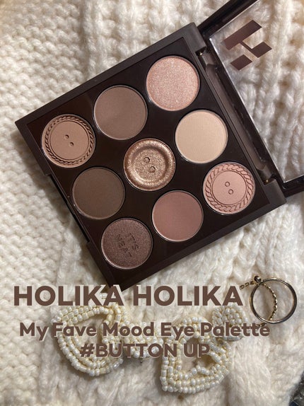 マイフェイブムードアイパレット 9カラー/HOLIKA HOLIKA/アイシャドウパレットを使ったクチコミ(1枚目)