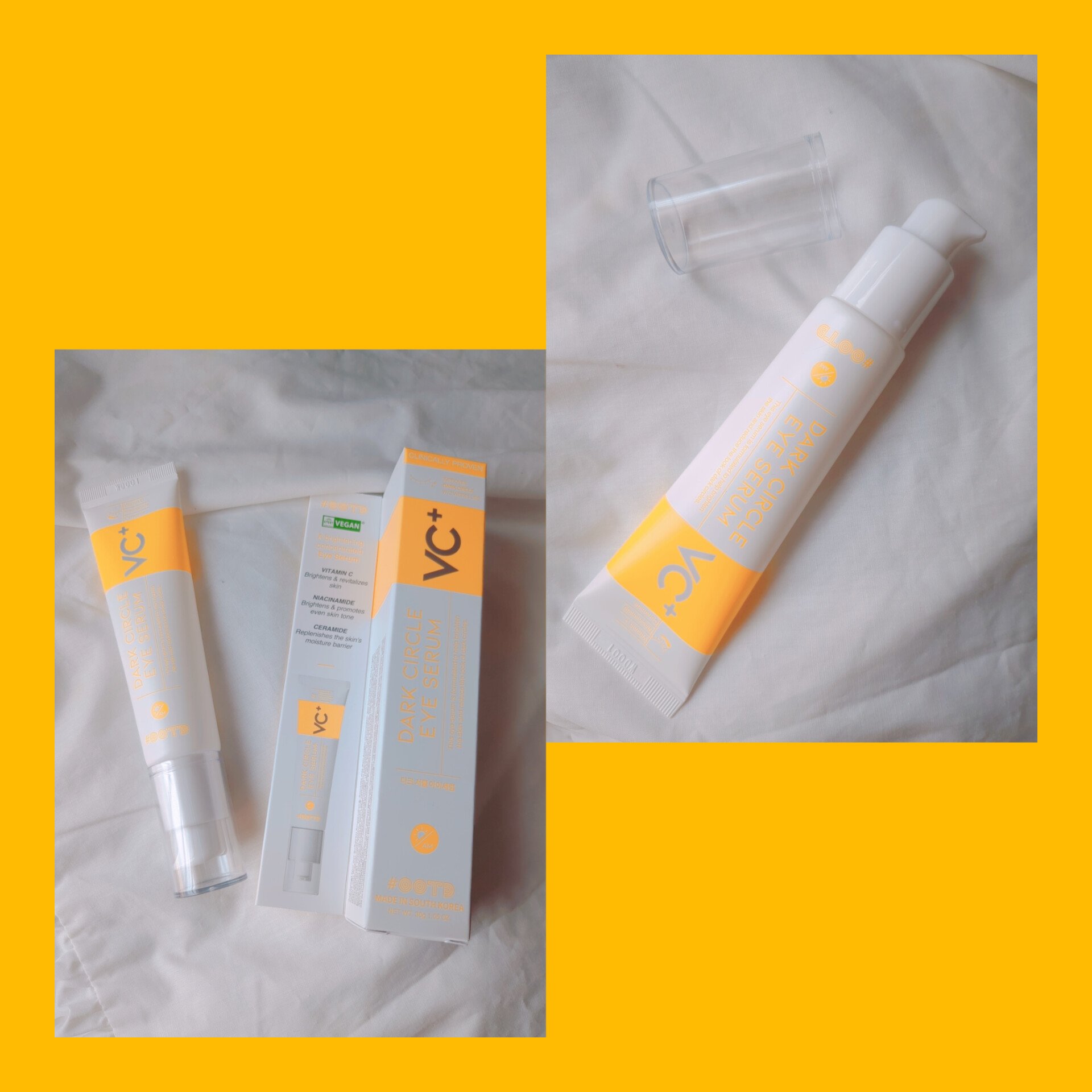 VC+ ダークサークルアイセラム/OOTD Beauty/フェイスクリームを使ったクチコミ（1枚目）