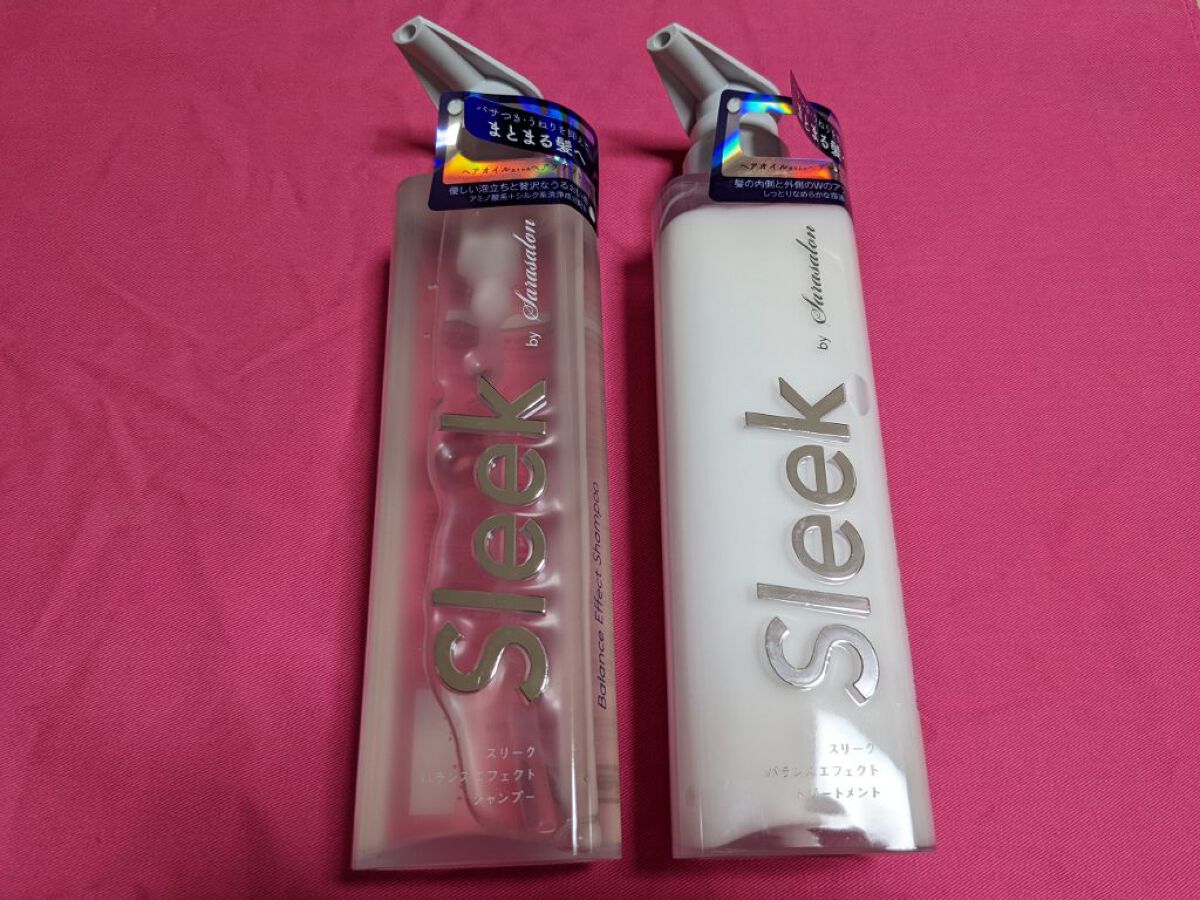 バランスエフェクトシャンプー／トリートメント シャンプー/スリーク by サラサロン/市販シャンプーを使ったクチコミ（1枚目）