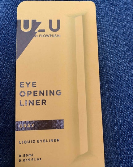 EYE OPENING LINER/UZU BY FLOWFUSHI/リキッドアイライナーを使ったクチコミ(1枚目)