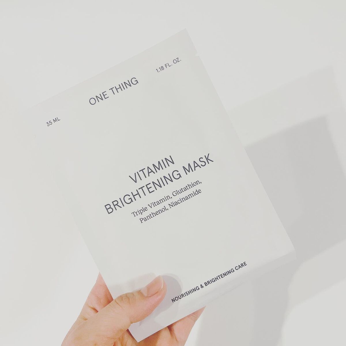 ビタミンブライトニングマスク/ONE THING/シートマスク・パックを使ったクチコミ(1枚目)