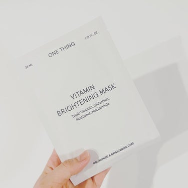 ビタミンブライトニングマスク/ONE THING/シートマスク・パックを使ったクチコミ（1枚目）