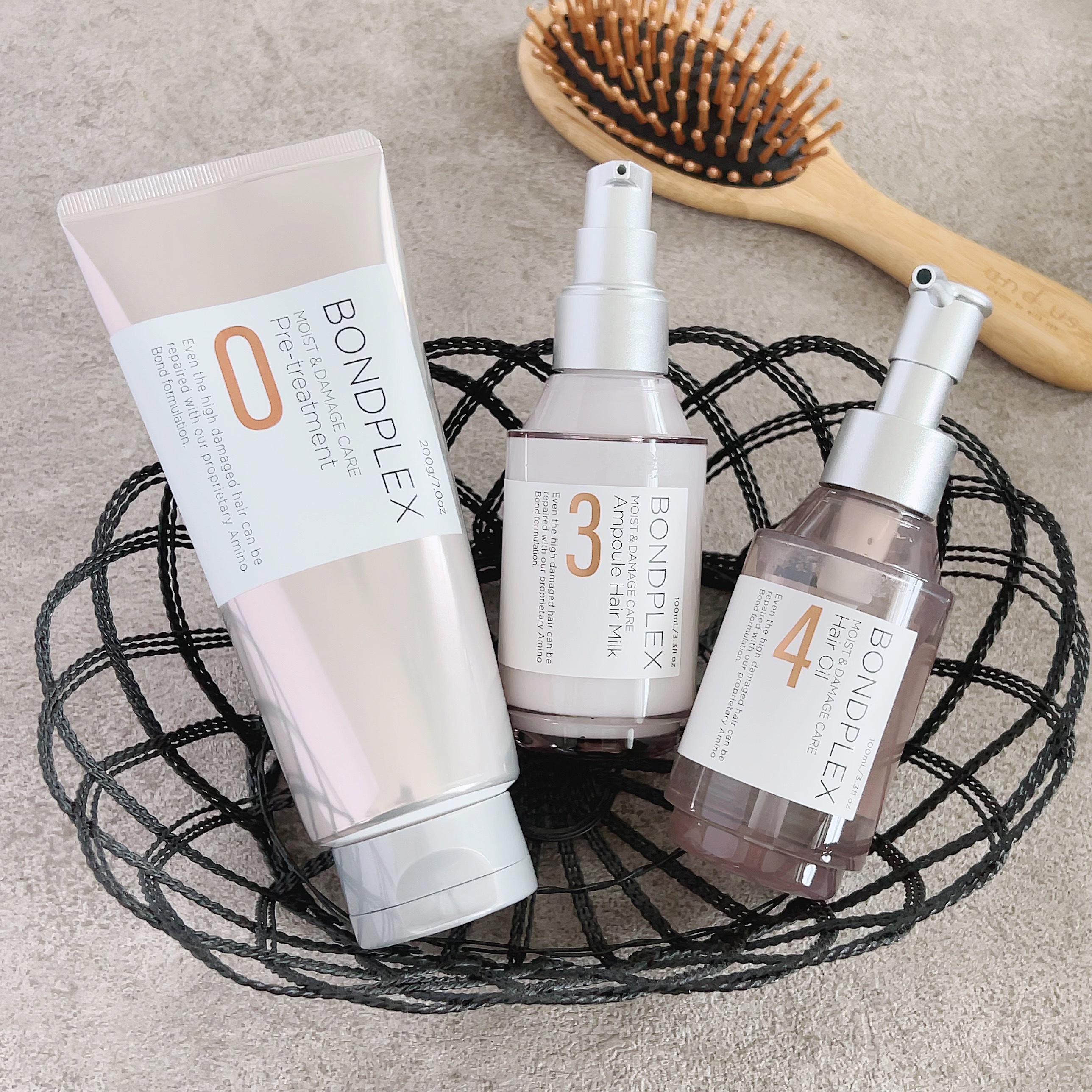 モイスト＆ダメージケア アンプルミルク/ボンドプレックス/ヘアミルクを使ったクチコミ（1枚目）