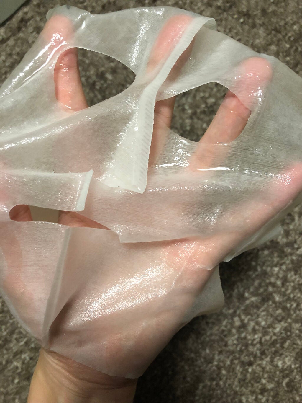 バランシング3Dマスク モイスチャーセラム/肌美精/シートマスク・パックを使ったクチコミ(4枚目)