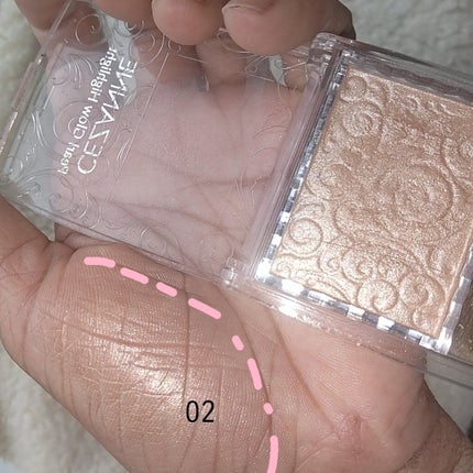 パールグロウハイライト/CEZANNE/パウダーハイライトを使ったクチコミ(1枚目)