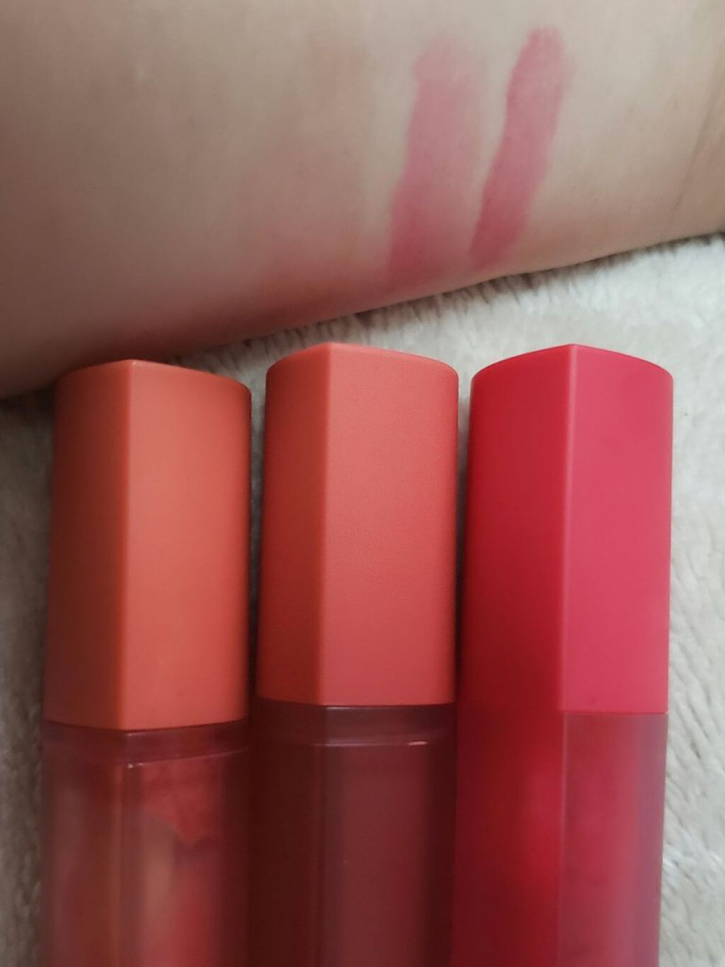 ホリカホリカ ハートクラッシュグローティントエアー/HOLIKA HOLIKA/リップティントを使ったクチコミ(3枚目)