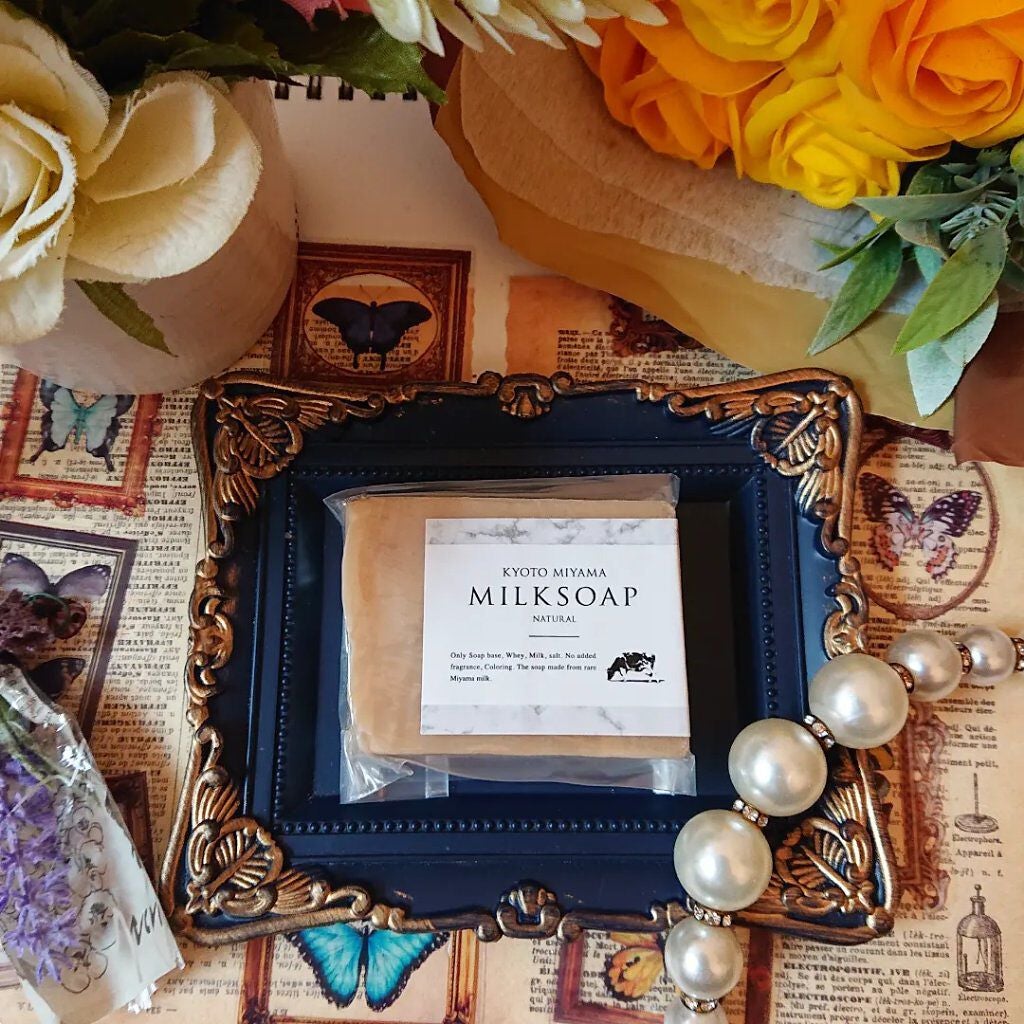 京都美山町のミルクせっけん/京のすっぴんさん/洗顔石鹸を使ったクチコミ(2枚目)
