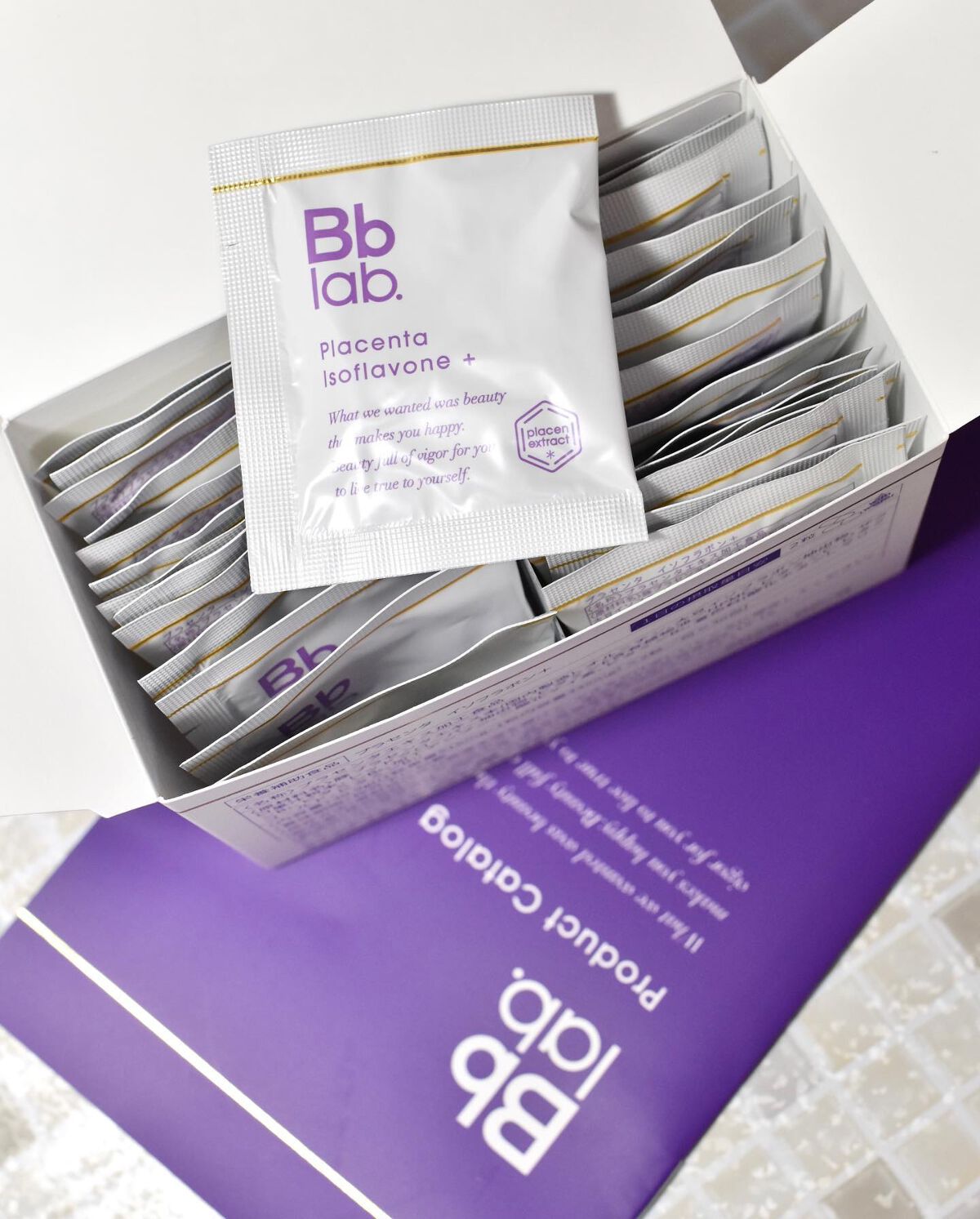 プラセンタ イソフラボン+/Bb lab./美容サプリメントを使ったクチコミ(2枚目)