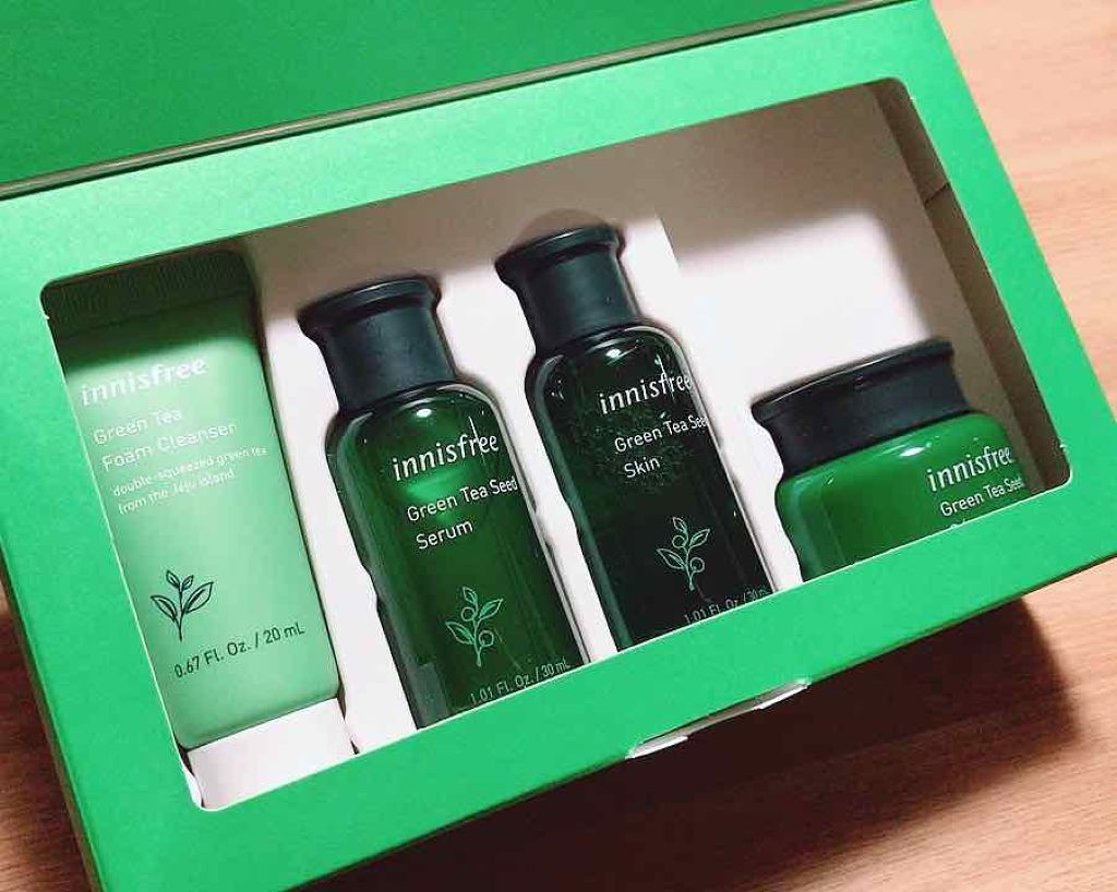 グリーンティーシード クリーム/innisfree/フェイスクリームを使ったクチコミ(1枚目)