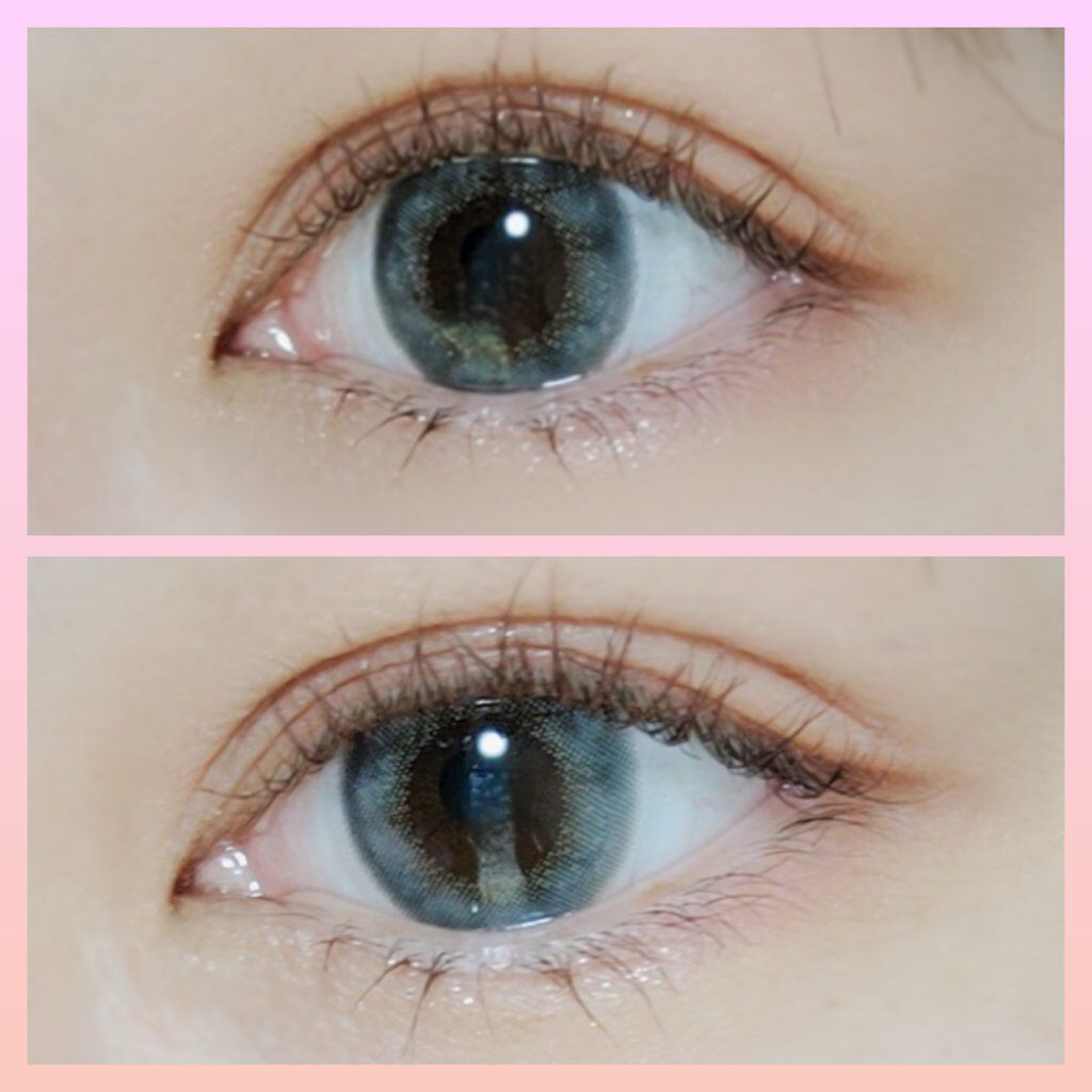 LIL MOON 1day ラスティグレー/LILMOON/ワンデー（１DAY）カラコンを使ったクチコミ（2枚目）