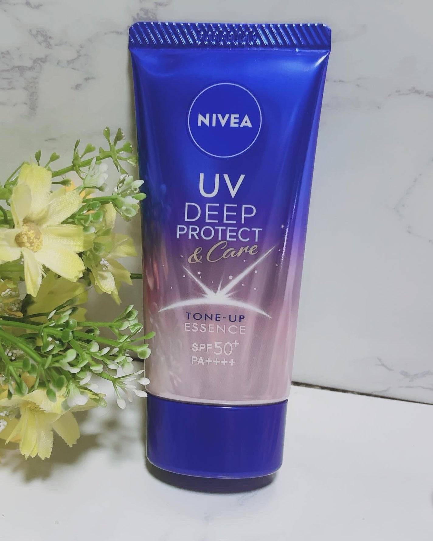 ニベアUV ディープ プロテクト&ケア トーンアップ エッセンス/ニベア/日焼け止めローションを使ったクチコミ(1枚目)