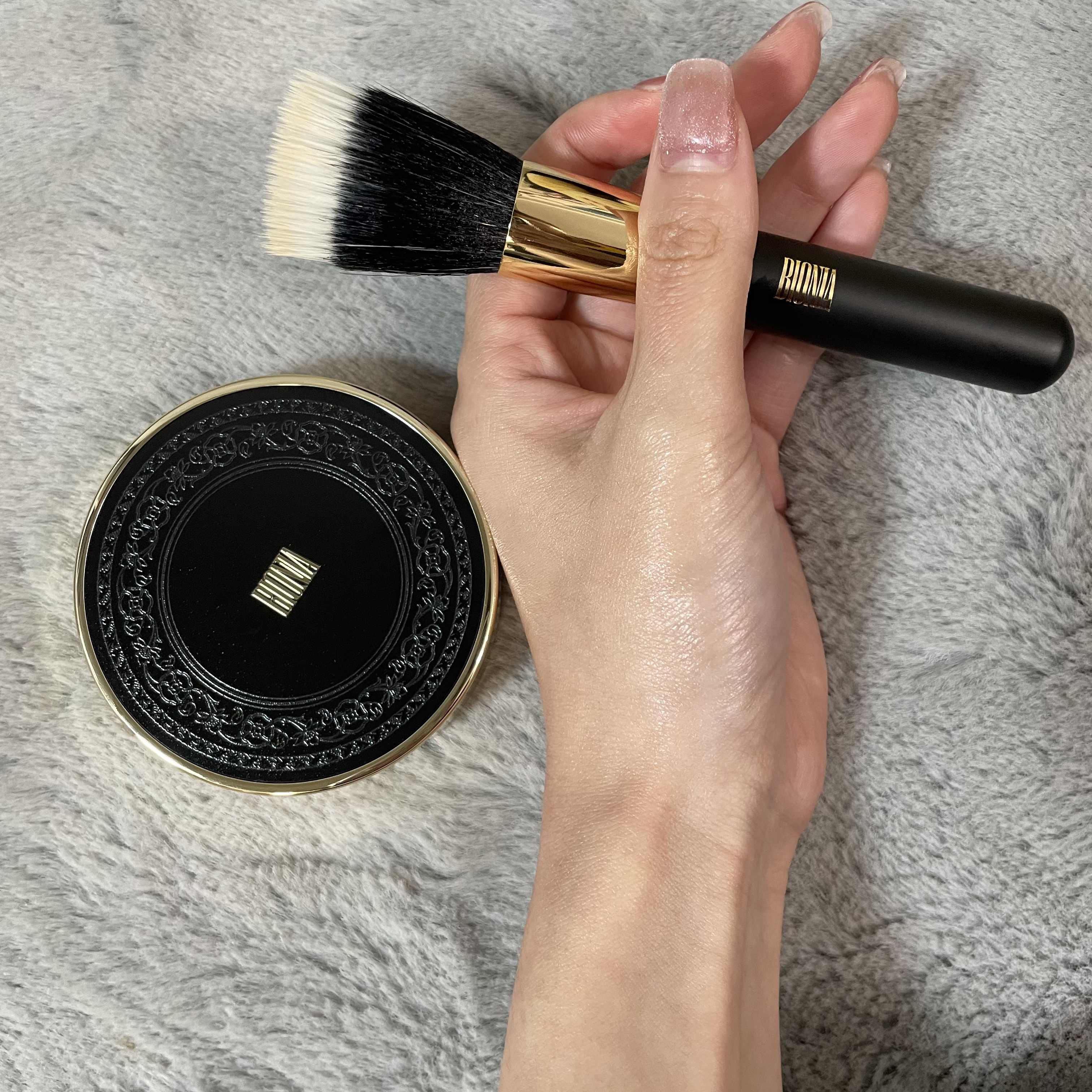 BIONIA エアファンデーションブラシ/コラリッチ/メイクアップキットを使ったクチコミ（3枚目）