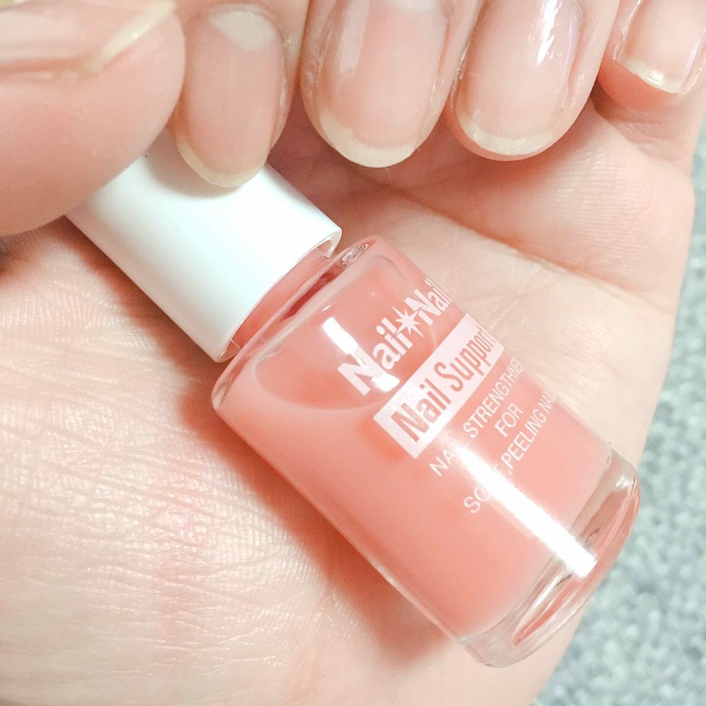 ネイルサポート ピンク/ネイルネイル/ネイルベースコートを使ったクチコミ（3枚目）