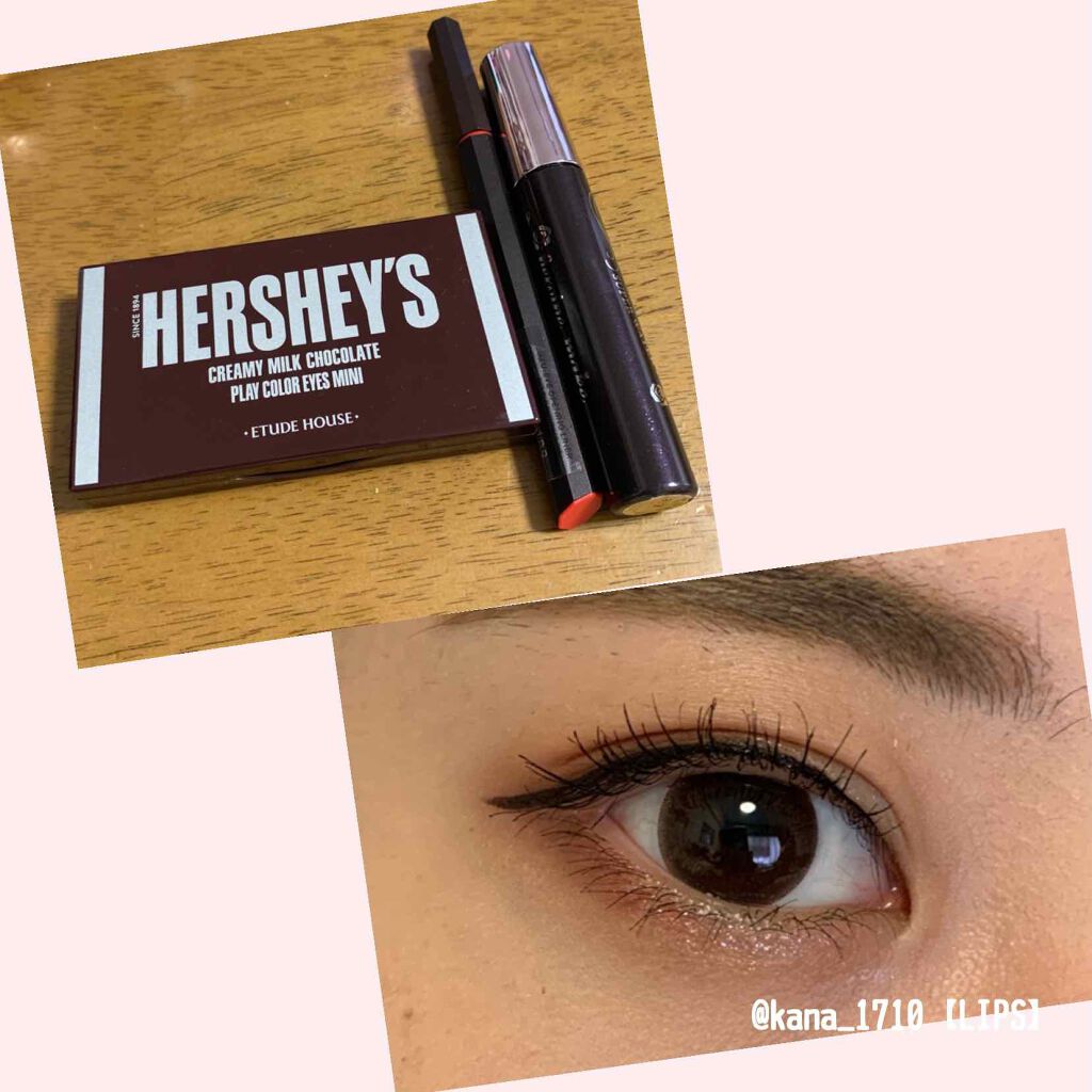 ハーシー プレイカラーアイズミニ/ETUDE/アイシャドウパレットを使ったクチコミ（1枚目）