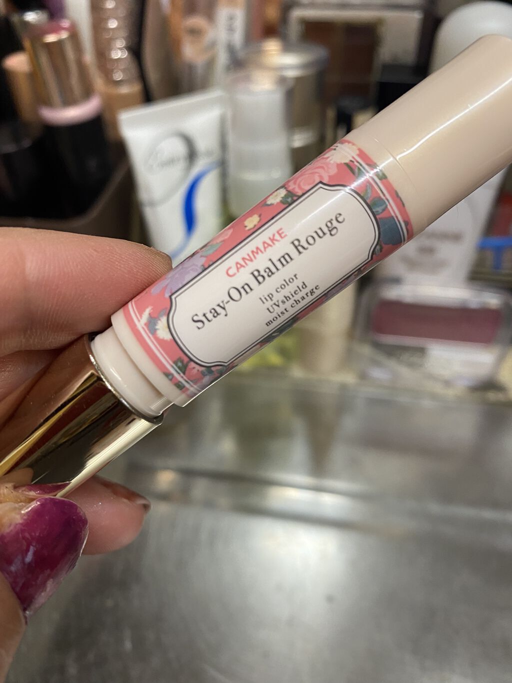 ステイオンバームルージュ/キャンメイク/口紅を使ったクチコミ（1枚目）