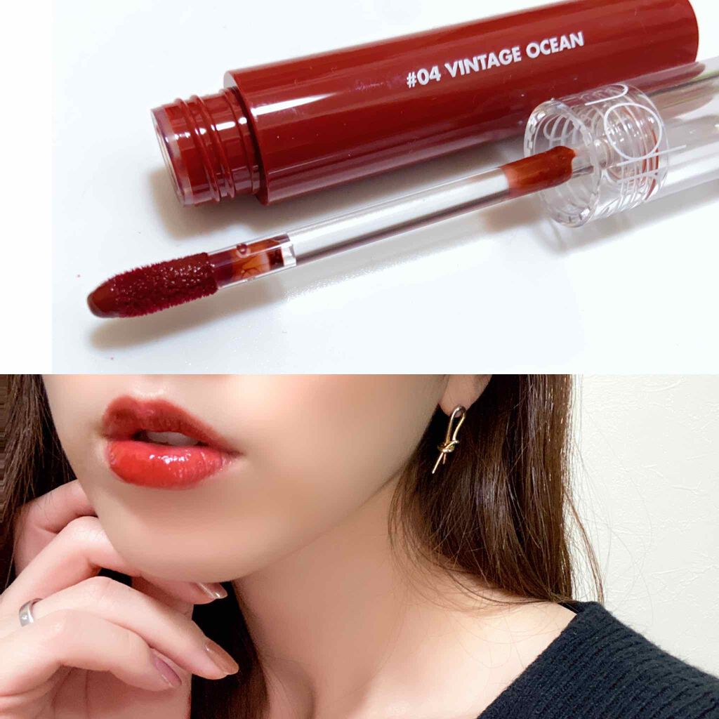 グラスティングウォーターティント/rom&nd/リップティントを使ったクチコミ（2枚目）