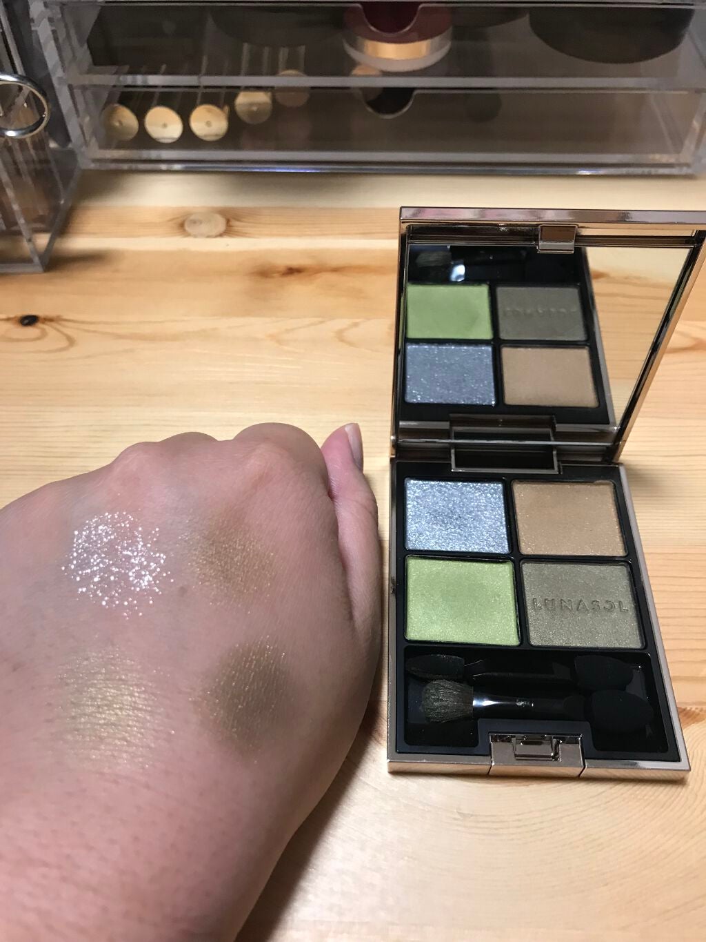 アイカラーレーション/LUNASOL/アイシャドウパレットを使ったクチコミ(2枚目)