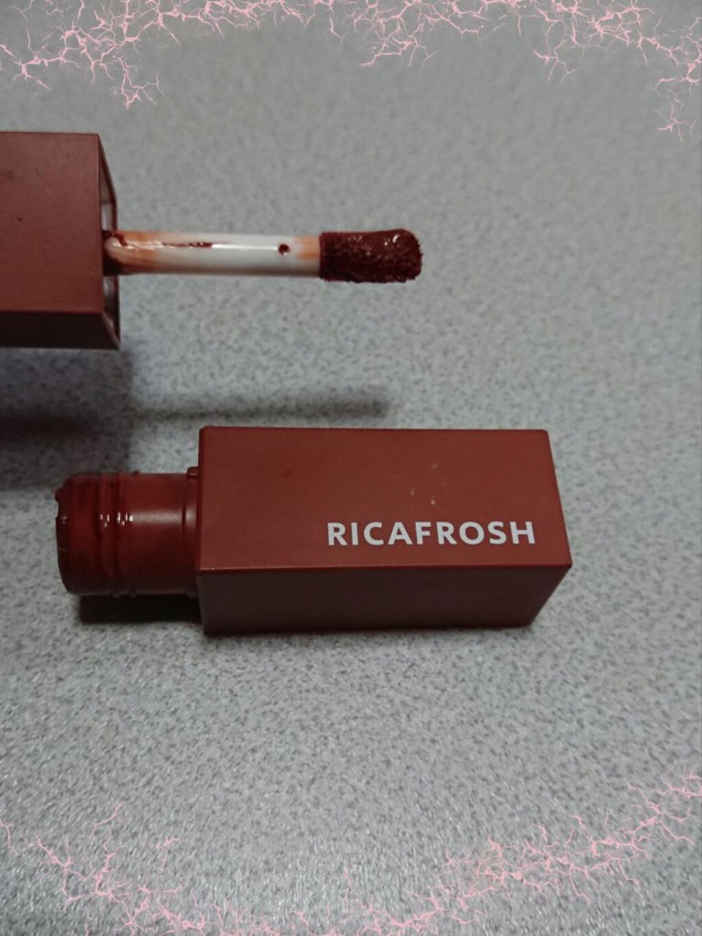 ジューシーリブティント/RICAFROSH/リップティントを使ったクチコミ（2枚目）