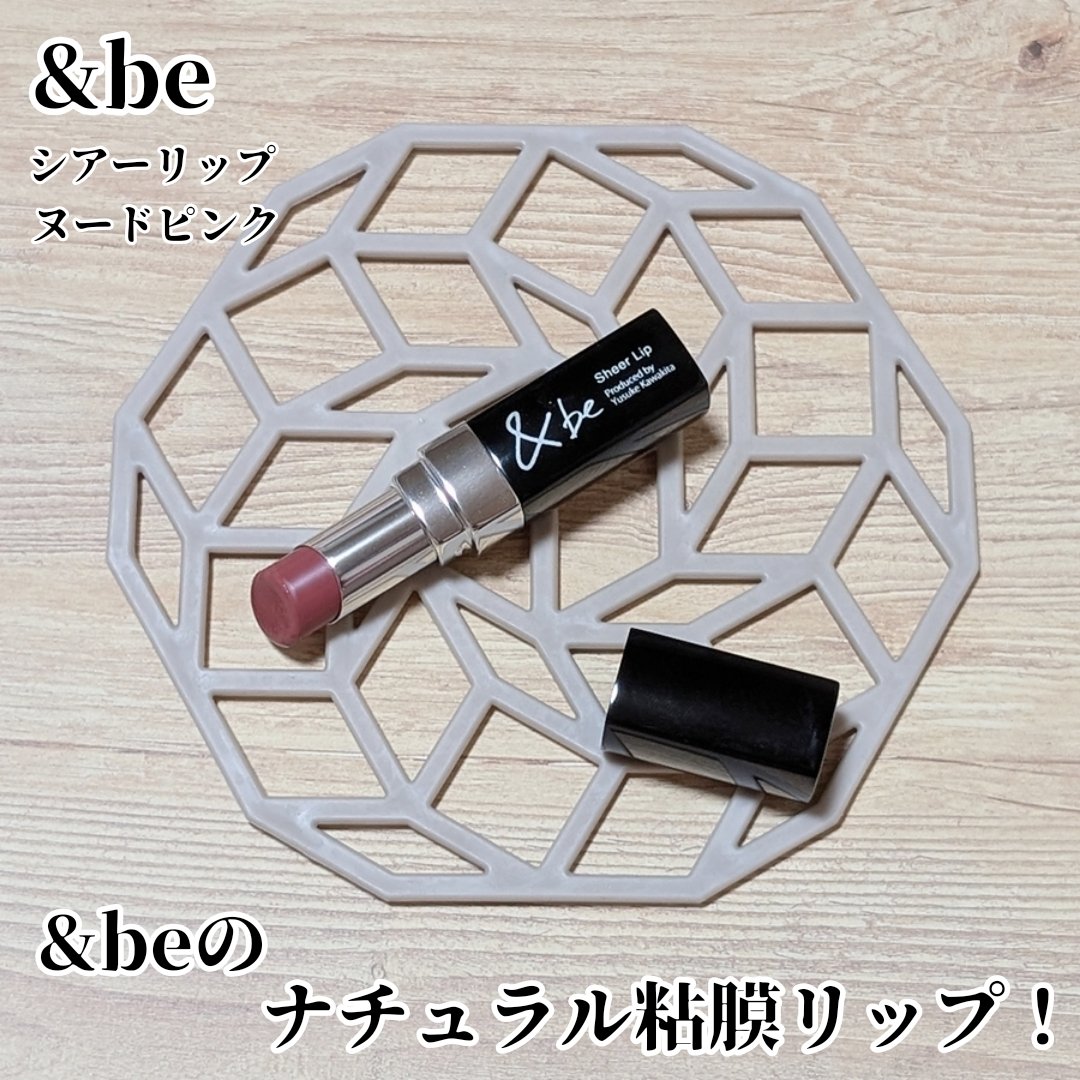 ＆be シアーリップ/＆be/口紅を使ったクチコミ（1枚目）