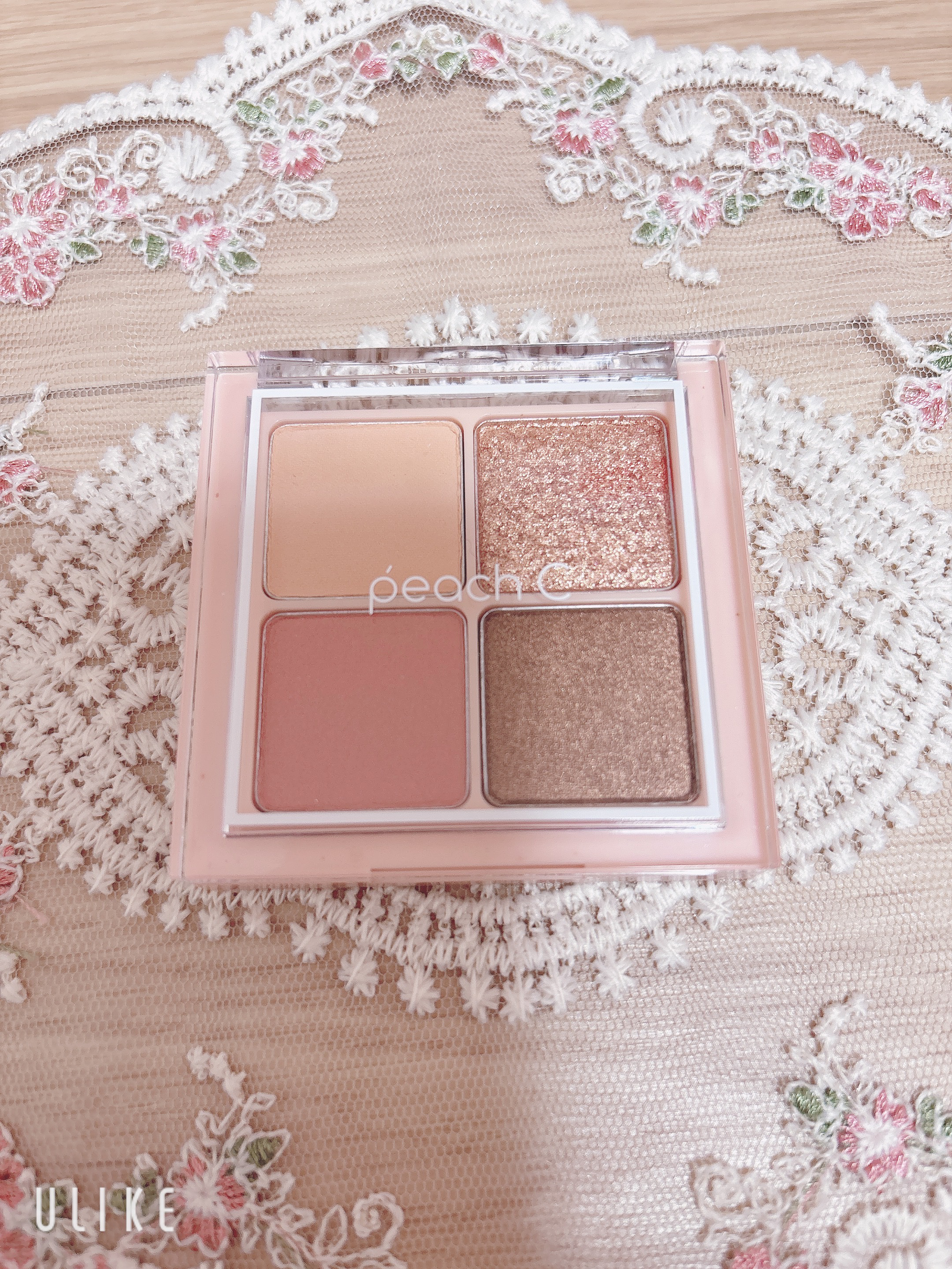 フォーリング イン アイシャドウ パレット  02 フォーリングインピーチ/Peach C/アイシャドウパレットを使ったクチコミ（1枚目）