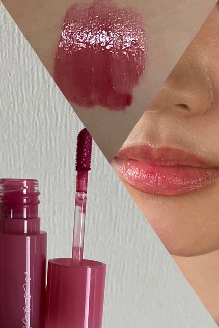 ジューシーラスティングティント/rom&nd/リップティントを使ったクチコミ(5枚目)