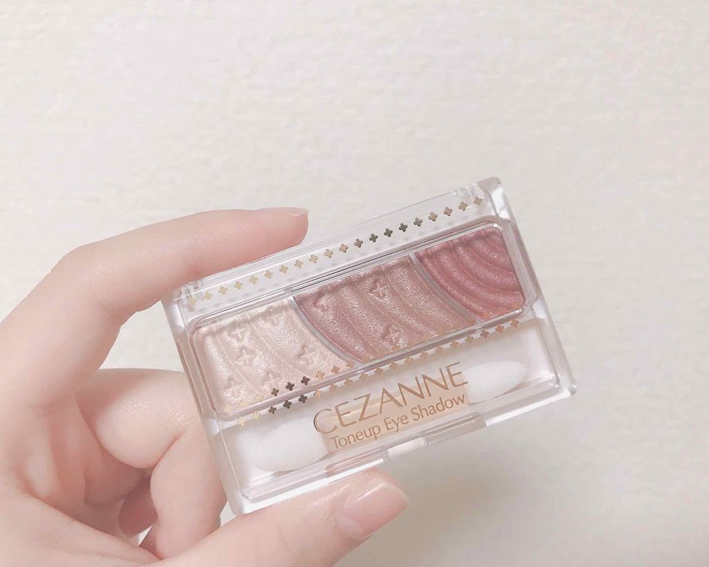 トーンアップアイシャドウ/CEZANNE/アイシャドウパレットを使ったクチコミ（1枚目）