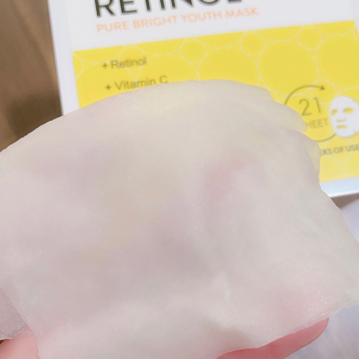 キューブマスク レチノール/ネイチャーリパブリック/シートマスク・パックを使ったクチコミ(2枚目)