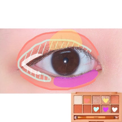 プロ アイ パレット/CLIO/アイシャドウパレットを使ったクチコミ(3枚目)