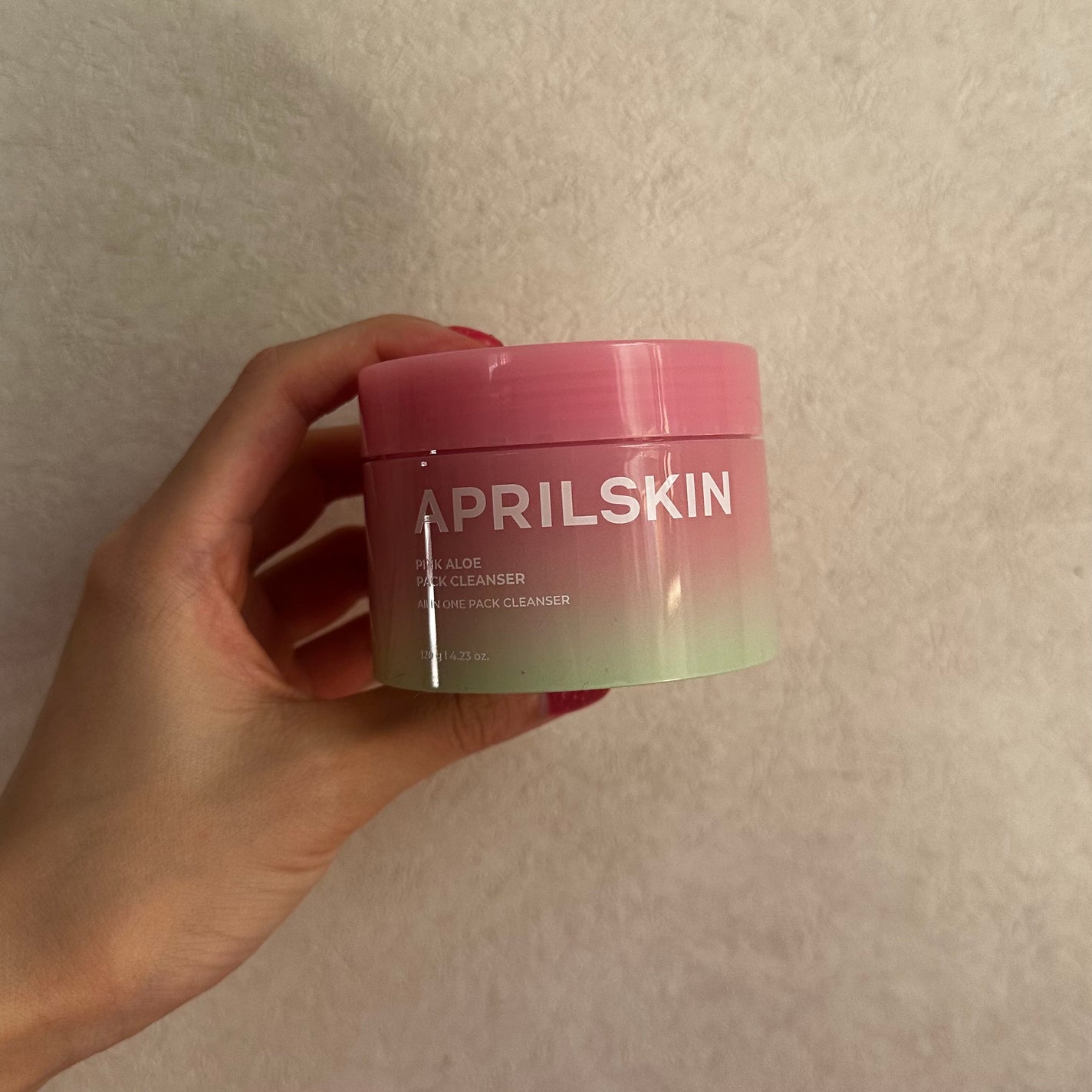 ピンクアロエメレンゲクレンザー/APRILSKIN/その他洗顔料を使ったクチコミ(2枚目)