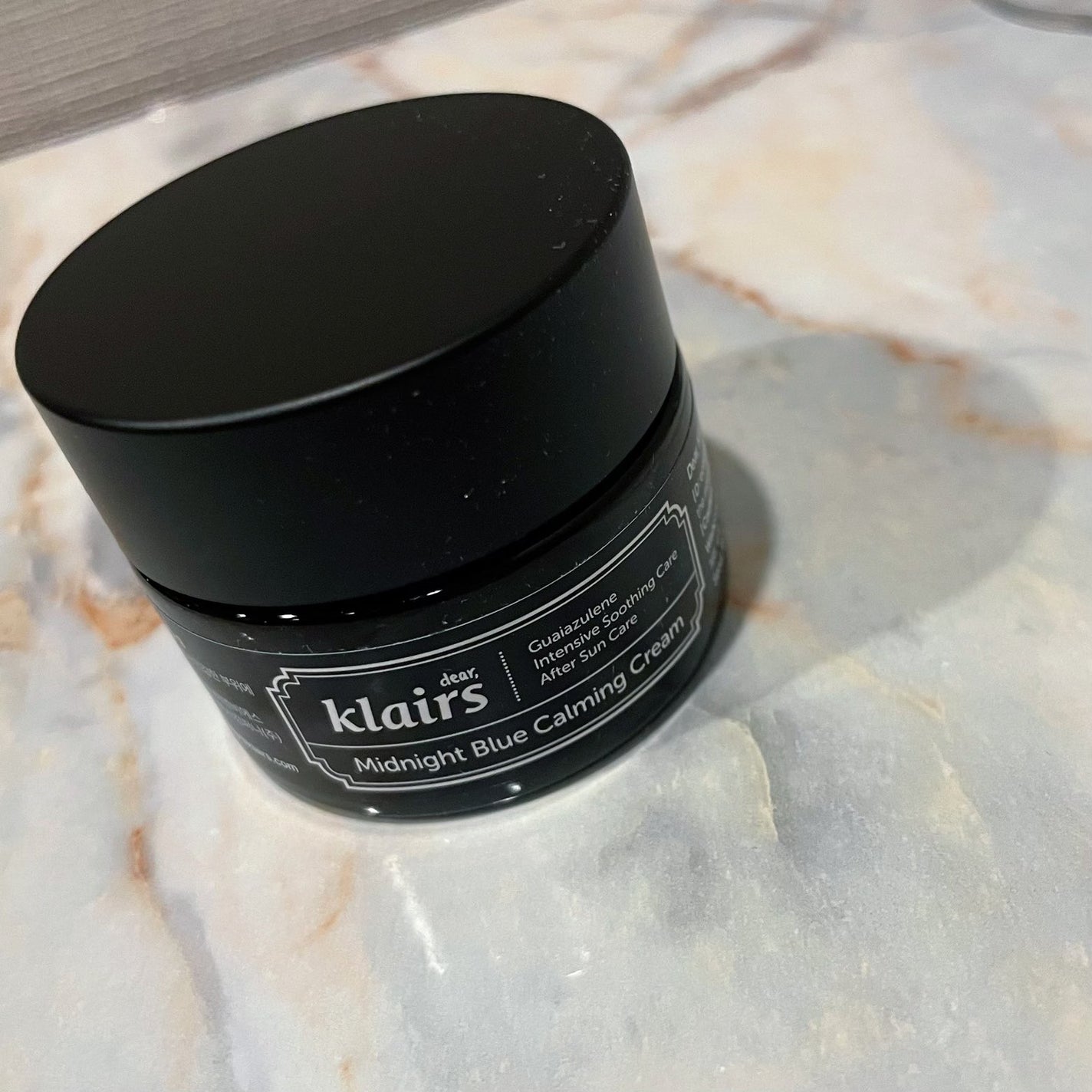 ミッドナイトブルーカーミングクリーム/Klairs/フェイスクリームを使ったクチコミ(1枚目)