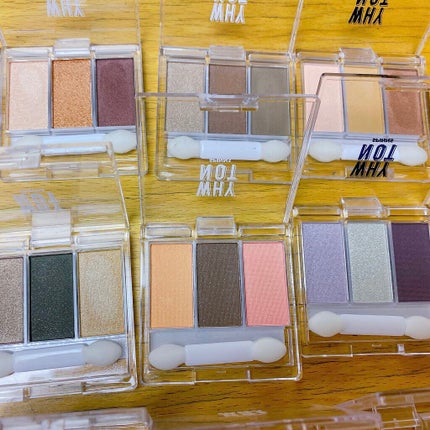 WHY NOT SPINNS 3色アイシャドウ/DAISO/アイシャドウパレットを使ったクチコミ(6枚目)