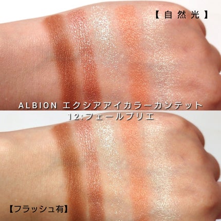 エクシア アイカラー カンテット/ALBION/アイシャドウパレットを使ったクチコミ(5枚目)