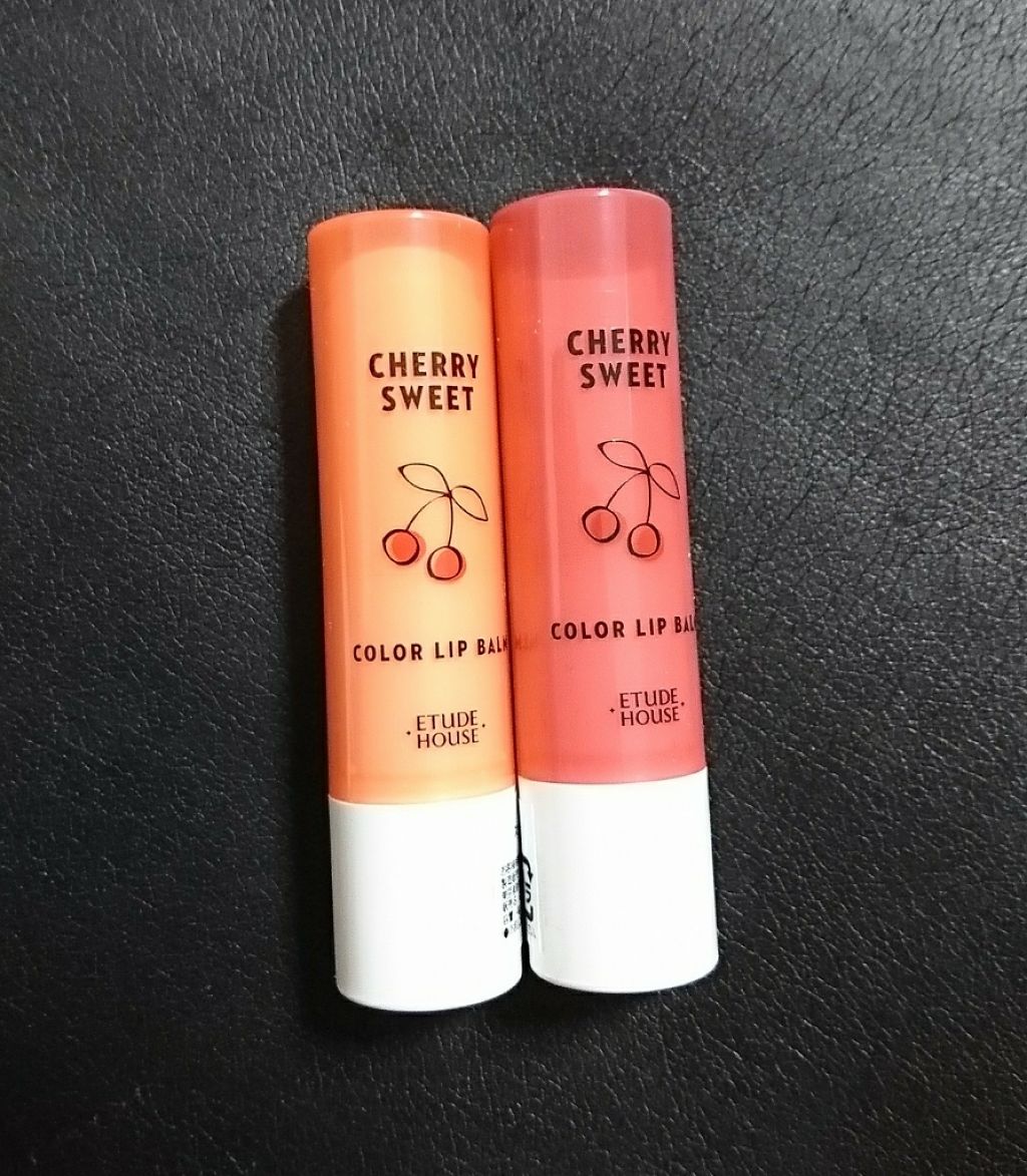 チェリースイート カラーリップバーム/ETUDE/口紅を使ったクチコミ（2枚目）
