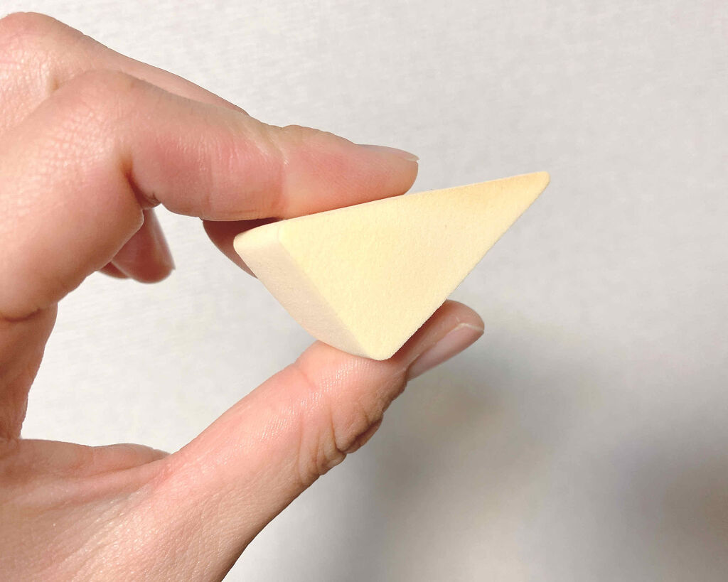 ジェリータッチスポンジ ウェッジ型/ロージーローザ/パフ・スポンジを使ったクチコミ（2枚目）