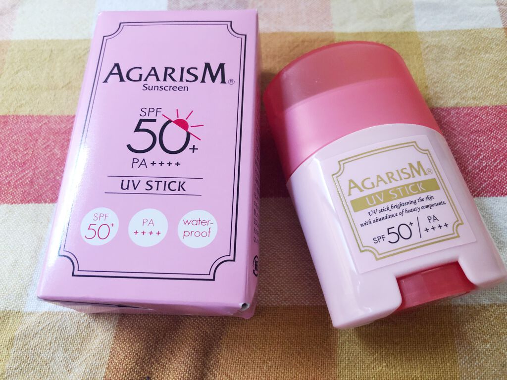 トーンアップUVスティック/AGARISM/日焼け止めスティックを使ったクチコミ（3枚目）