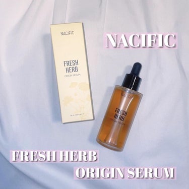 ニキビ,毛穴,乾燥がこれ1本でケアできる！気になる人はチェック必須だよ~🙋‍♀️🌟
.
NACIFIC
FRESH HERB ORIGIN SERUM
.
みんなは肌の悩みってある？
今の時期は乾燥した