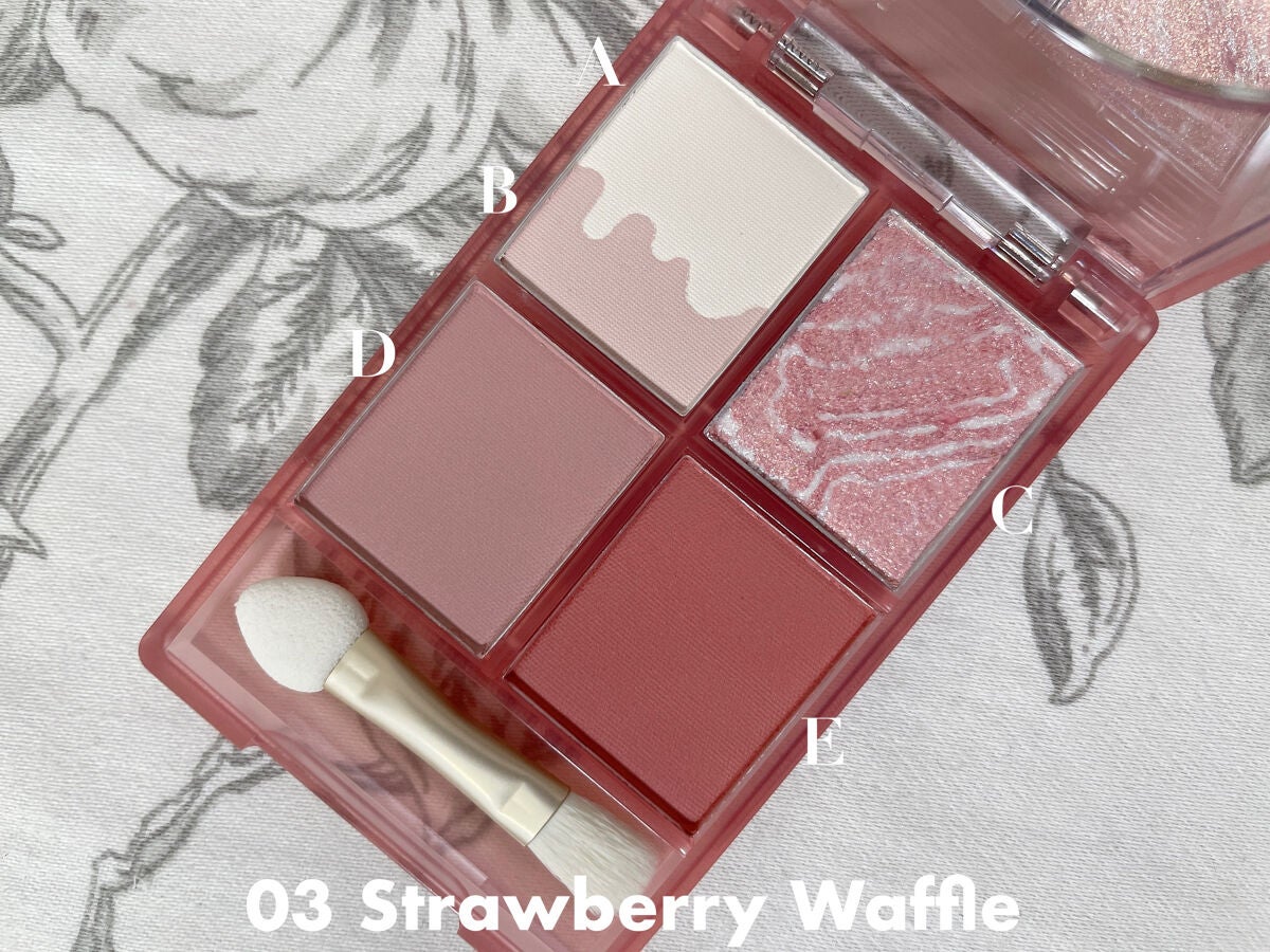 四色アイシャドウパレット/COLORKEY/アイシャドウパレットを使ったクチコミ(4枚目)