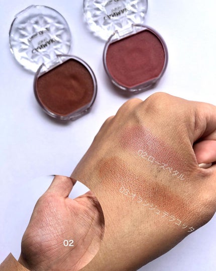 クリームチーク/キャンメイク/ジェル・クリームチークを使ったクチコミ(2枚目)