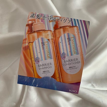 ザビューティ 髪のキメ美容素髪を守る バリアシャンプー/コンディショナー/エッセンシャル/シャンプー・コンディショナーを使ったクチコミ(1枚目)