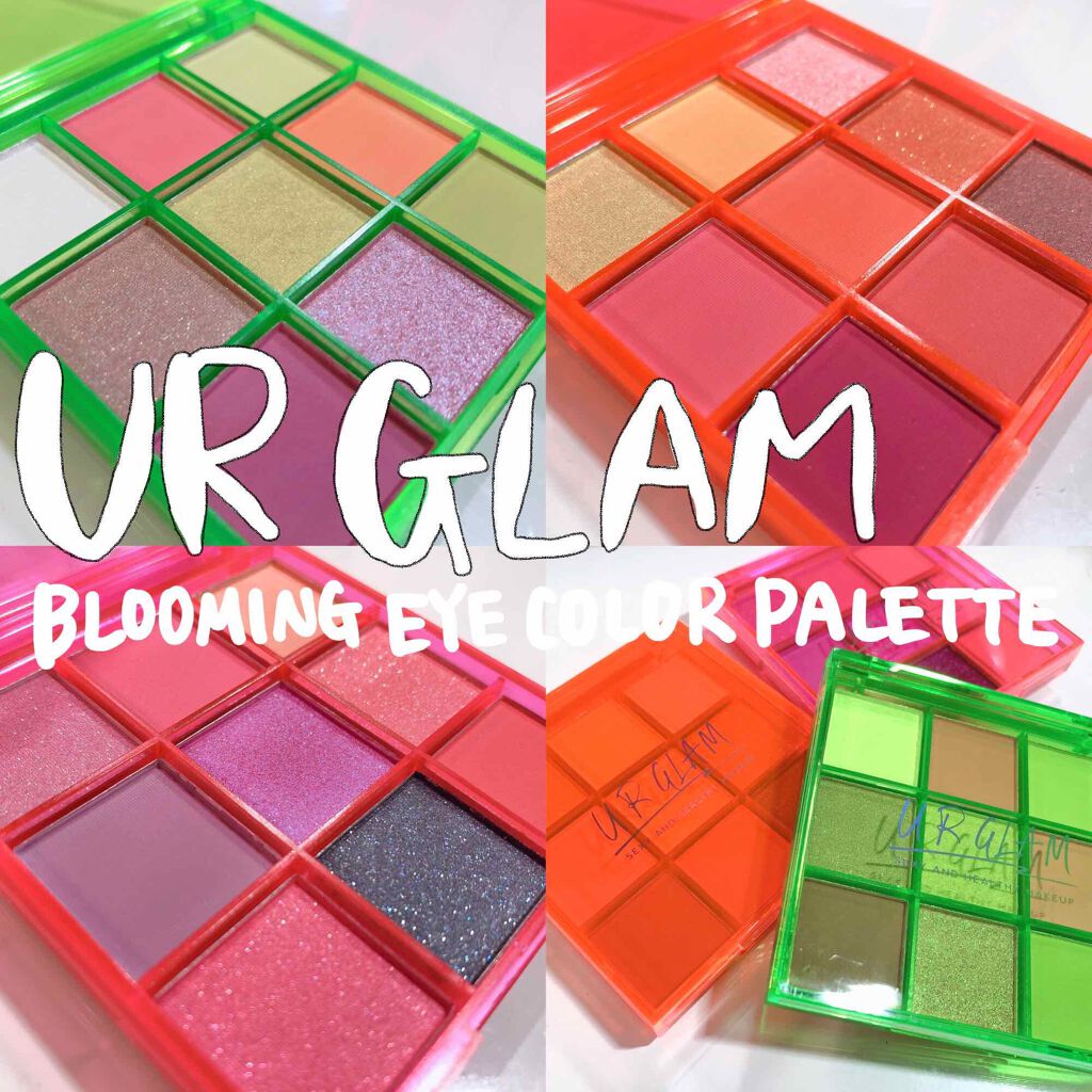UR GLAM BLOOMING EYE COLOR PALETTE/U R GLAM/アイシャドウパレットを使ったクチコミ(1枚目)