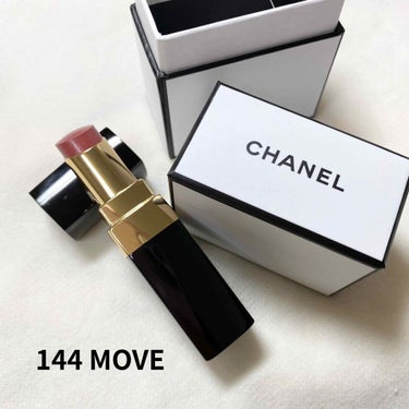 CHANEL ルージュココフラッシュ 144
お誕生日プレゼントで頂いた リップ
ルージュココフラッシュ 144  ムーヴ

箱がとてもかわいい♥

イエベ秋 がピッタリ コスメという情報でしたが、もち