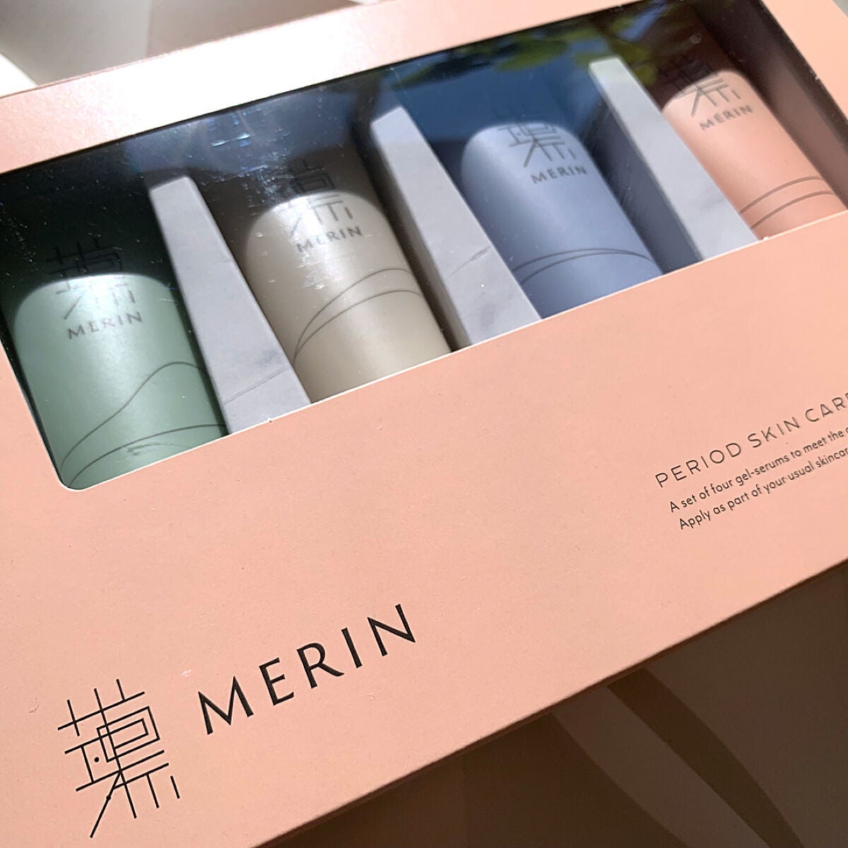 ピリオドスキンケア 美容ジェルクリーム マンスリーセット /MERIN/スキンケアキットを使ったクチコミ(2枚目)