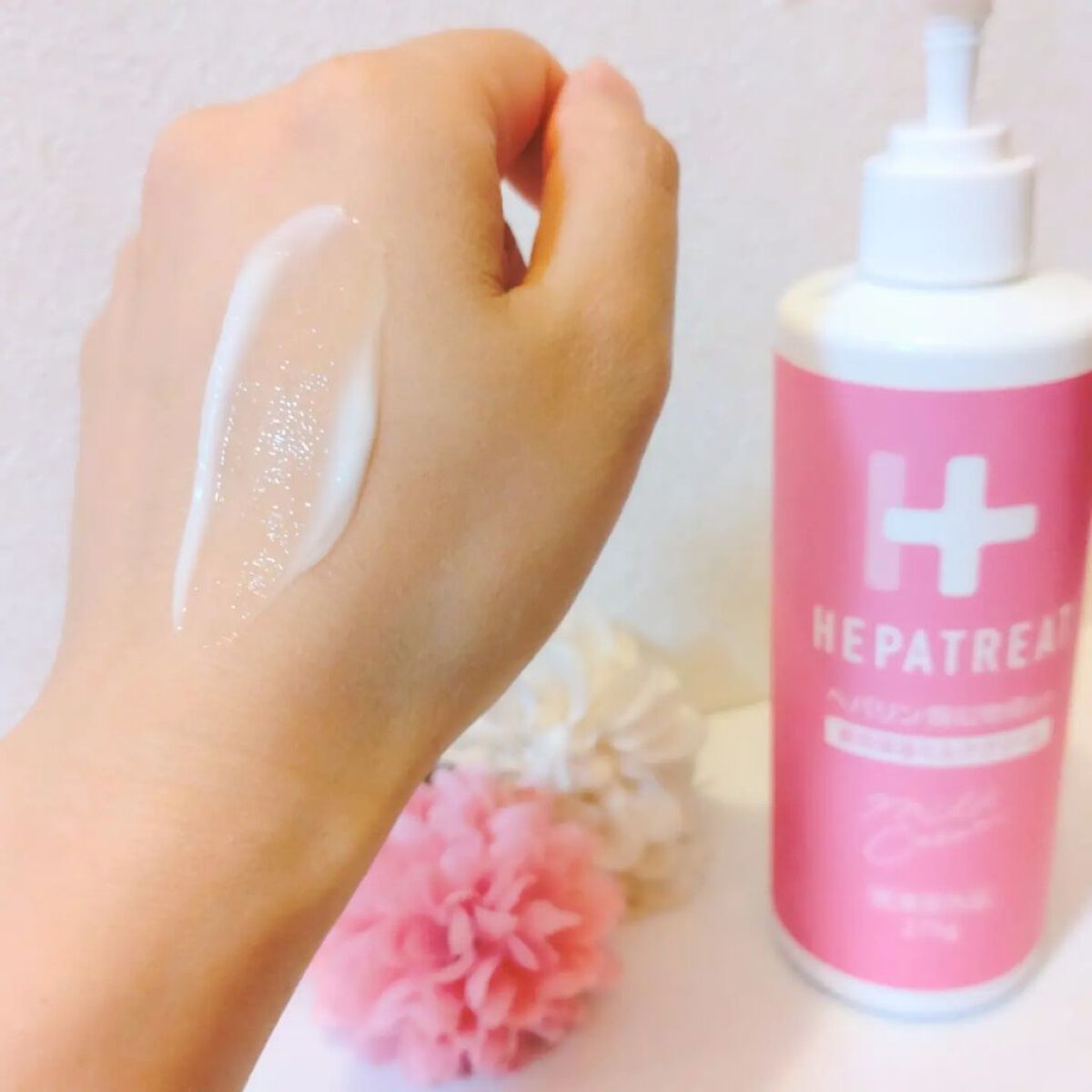 ヘパトリート 薬用保湿ミルククリーム/ゼトックスタイル/ボディクリームを使ったクチコミ（3枚目）