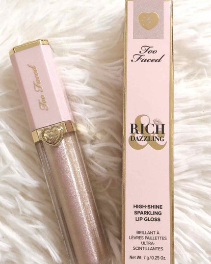 リッチ&ダズリン ハイシャイン スパークリング リップグロス/Too Faced/リップグロスを使ったクチコミ(1枚目)