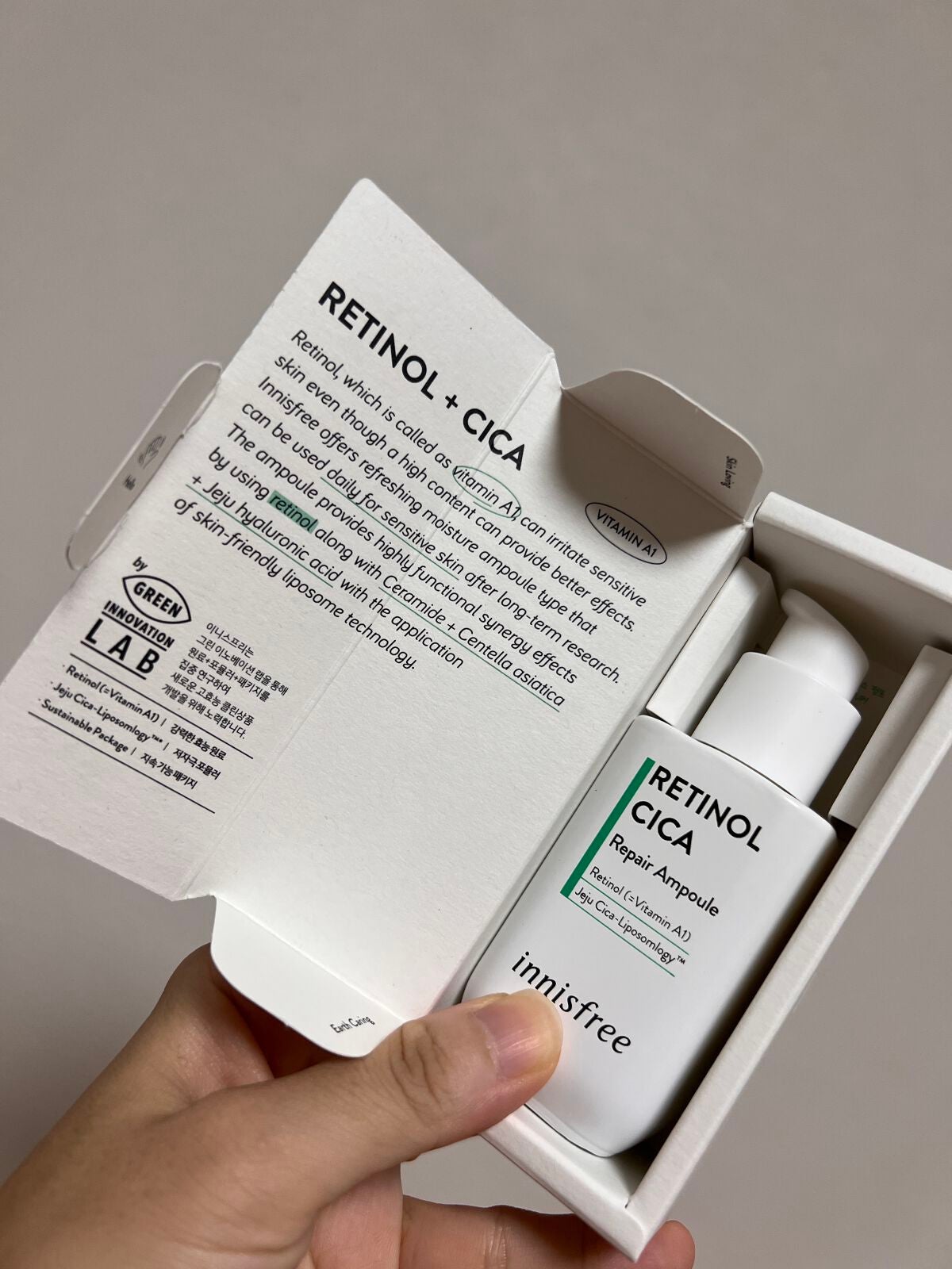 レチノール シカ リペア セラム/innisfree/美容液を使ったクチコミ(3枚目)