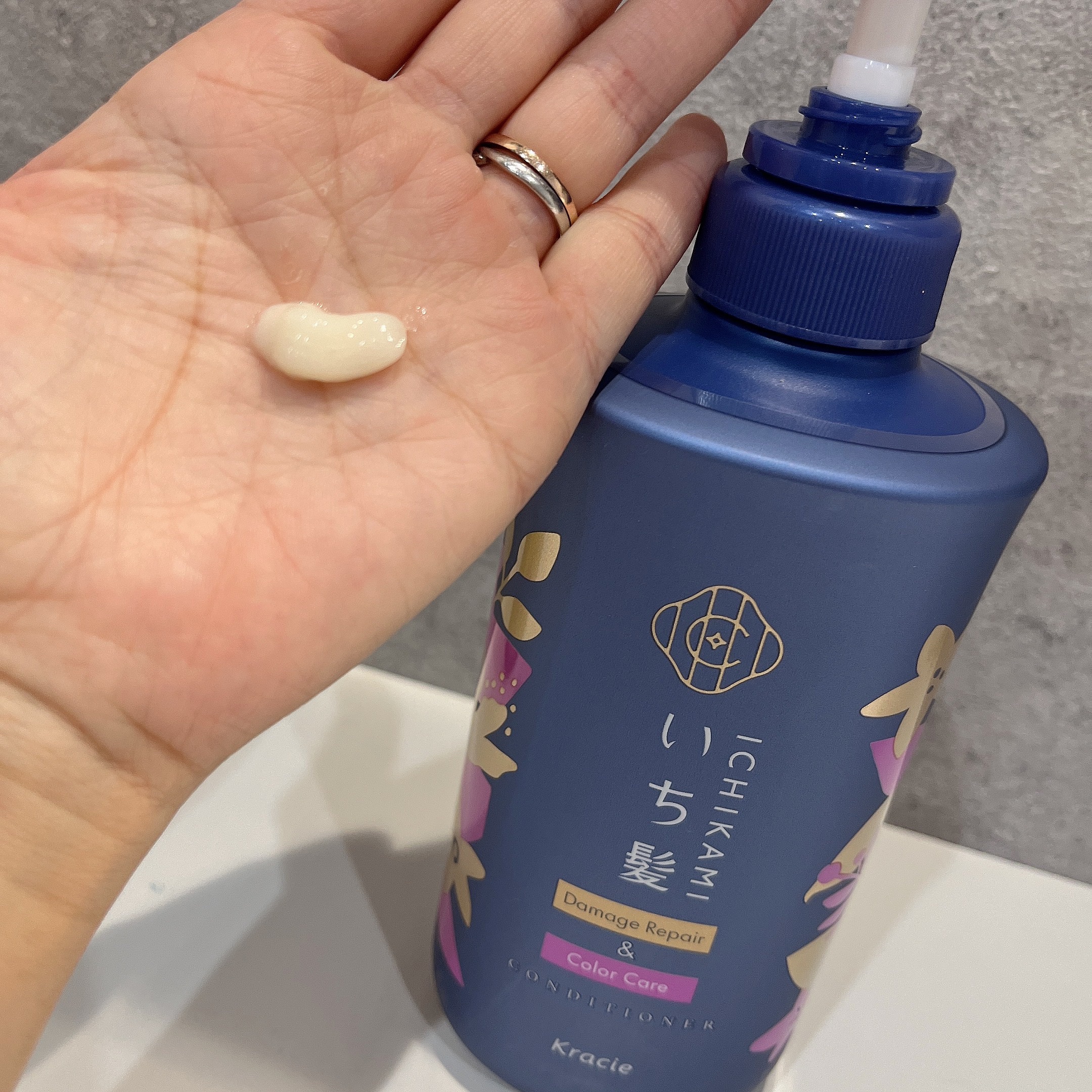 ダメージリペア＆カラーケア トリートメント/いち髪/洗い流すヘアトリートメントを使ったクチコミ（3枚目）